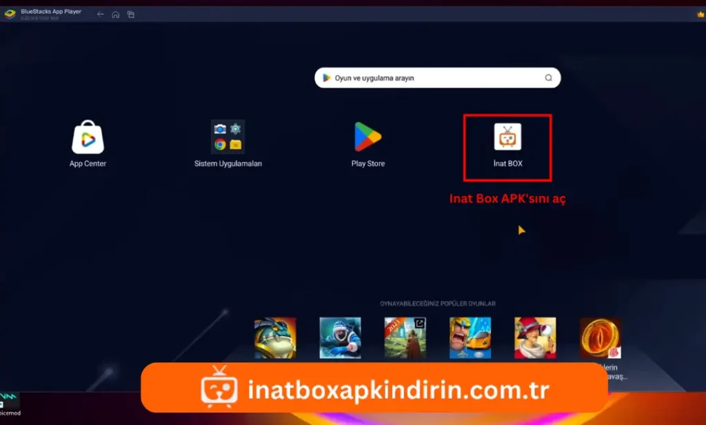 Inat Box APK'sını aç