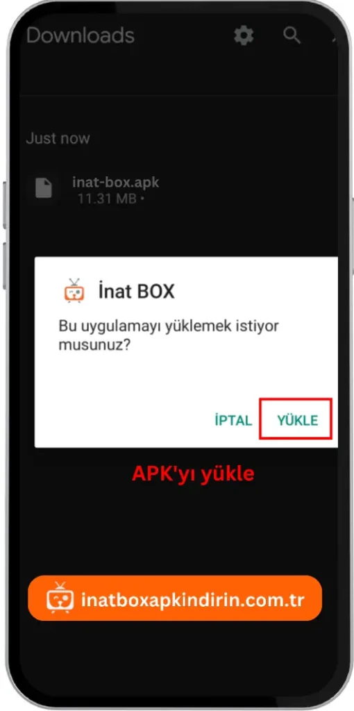 Inat Box APK'sını yükleyin