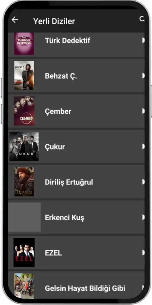 Inat Box APK iOS - iPhone'da canlı TV kanalı ve şovlar izle 4 Inat Box'taki Türkçe diziler